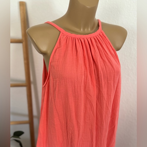 NWT Universal Thread Women's Scoop Back Maxi Shift Dress colar - Picture 4 of 4